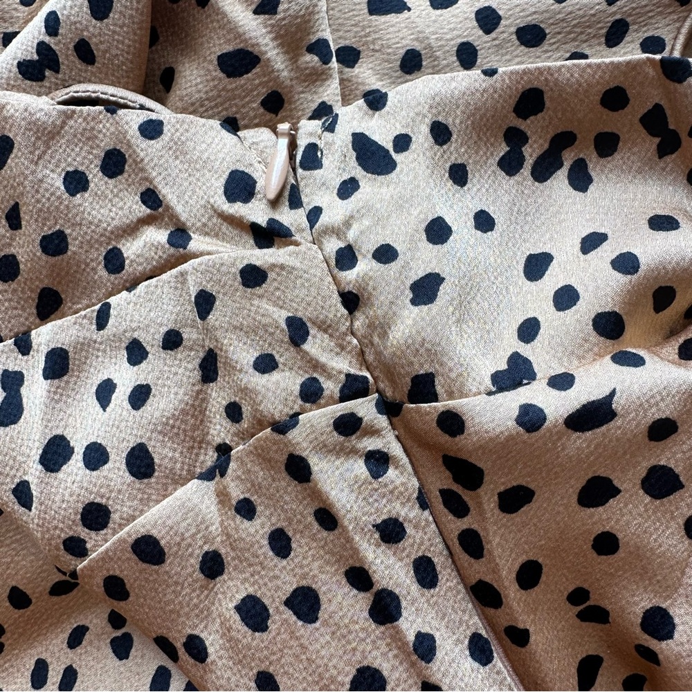 NWT Verge Girl Cheetah Silk Dress - Picture 6 of 6